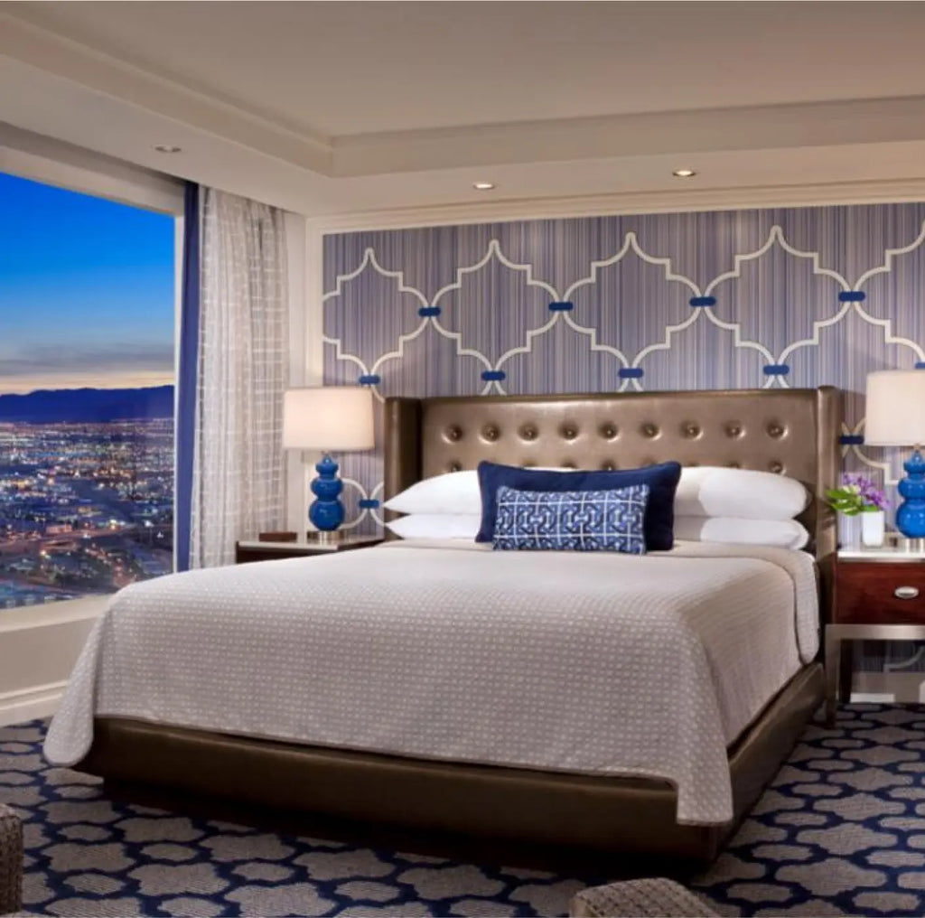Essentia Stay Well mattress in Bellagio hotel room