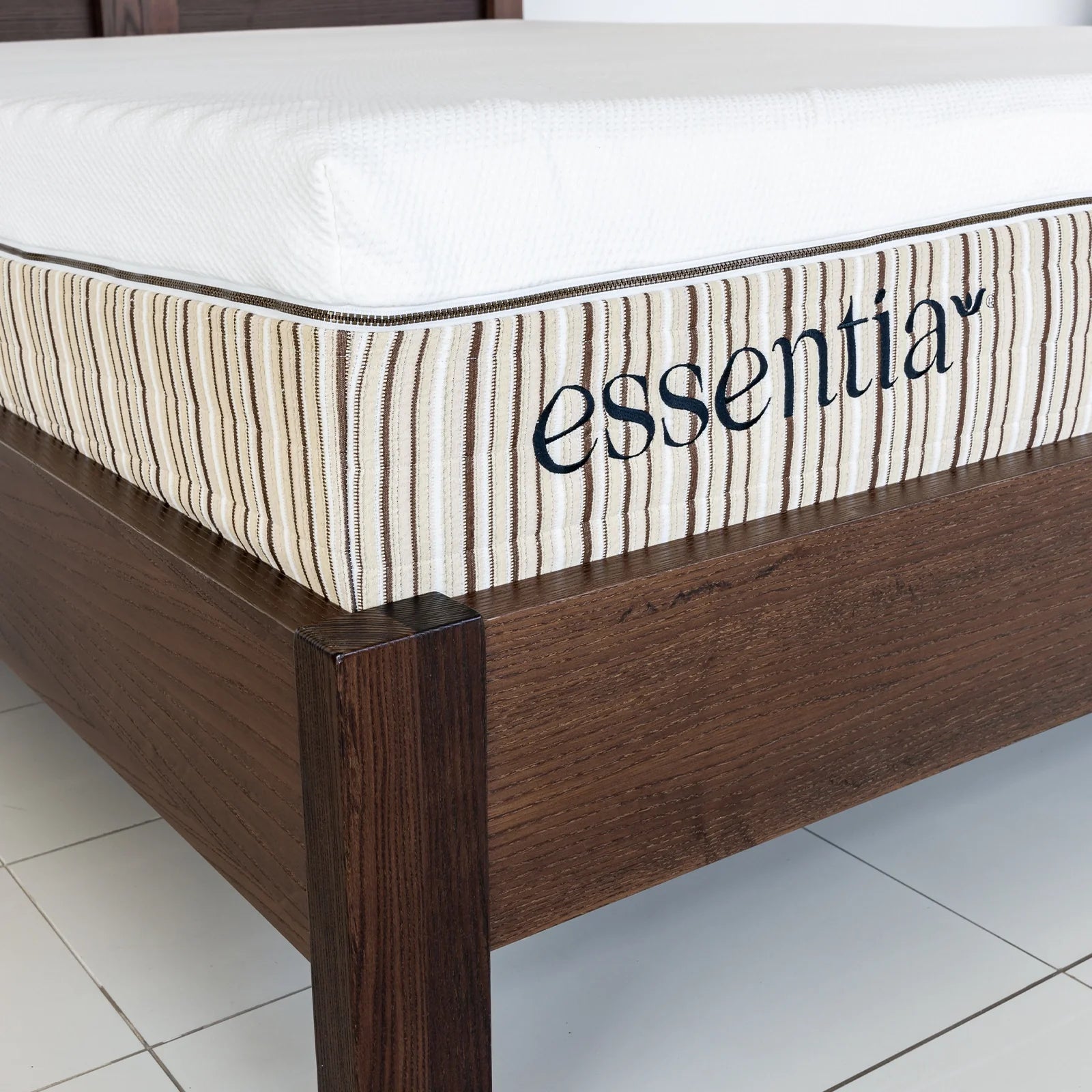 Tosca Solid Wood Slatted Bed Frame - Strong and Silent | Essentia