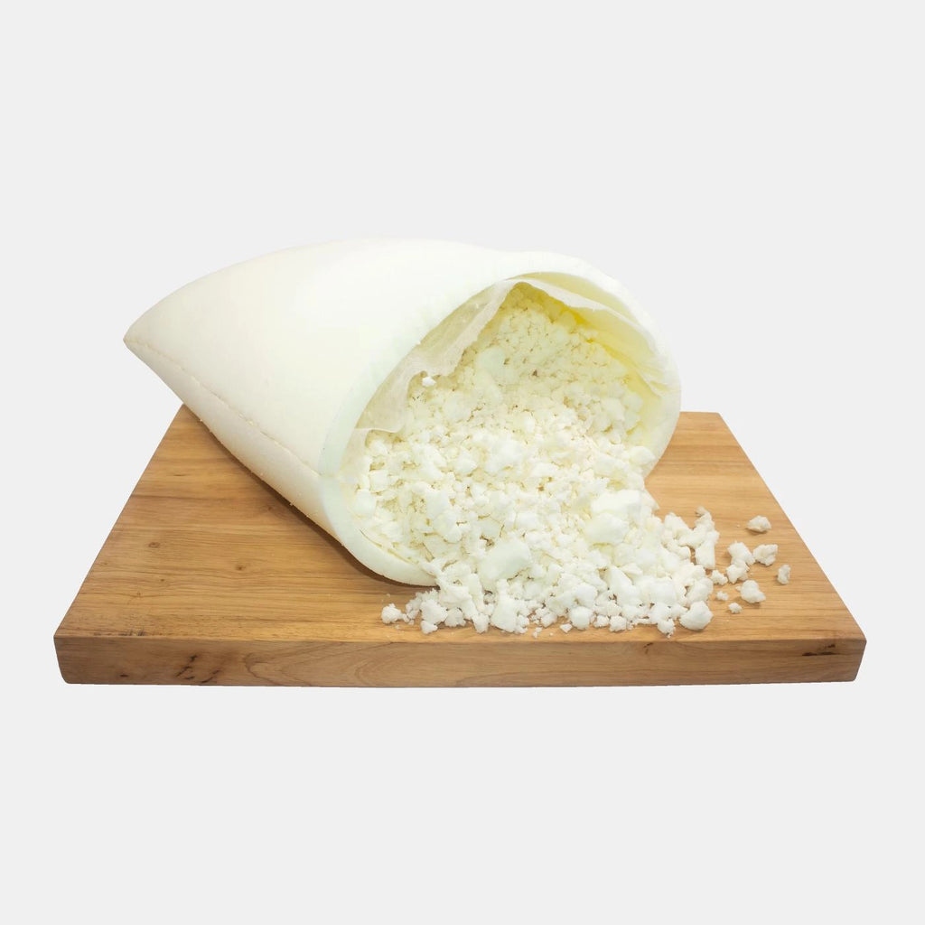 Essentia Beyond Latex Organic Foam Pillow Shown cut in half.